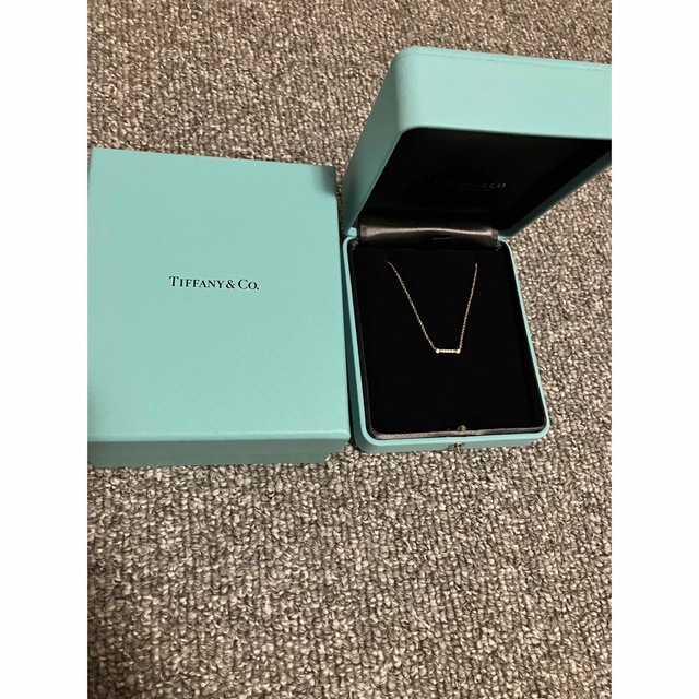 お得】 Tiffany & ティファニー バーネックレス ゴールド ダイヤモンド