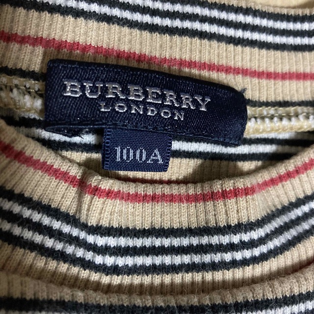 BURBERRY(バーバリー)の【激安】バーバリーロンドン 重ね着風トレーナー ブラック　100A キッズ/ベビー/マタニティのキッズ服女の子用(90cm~)(ジャケット/上着)の商品写真