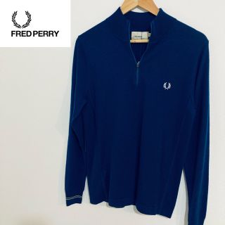 フレッドペリー(FRED PERRY)のFRED PERRY×BRADLEY WIGGINSクルーネックジップセーター(ニット/セーター)