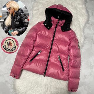 モンクレール(MONCLER)の本物 モンクレール デカワッペン フード付 ダブルジップ ダウン ジャケット 0(ダウンジャケット)