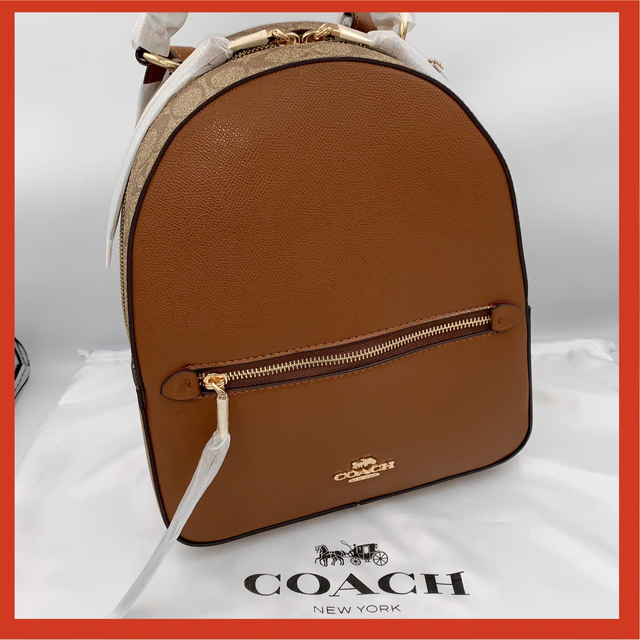 【24時間以内発送】COACH コーチ リュック ブラウン ネイビー 新品未使用