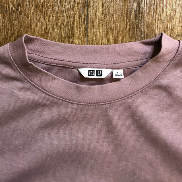 UNIQLO(ユニクロ)のサイズL！Uniqlo U エアリズムコットンオーバーサイズTシャツ（5分袖) メンズのトップス(Tシャツ/カットソー(半袖/袖なし))の商品写真
