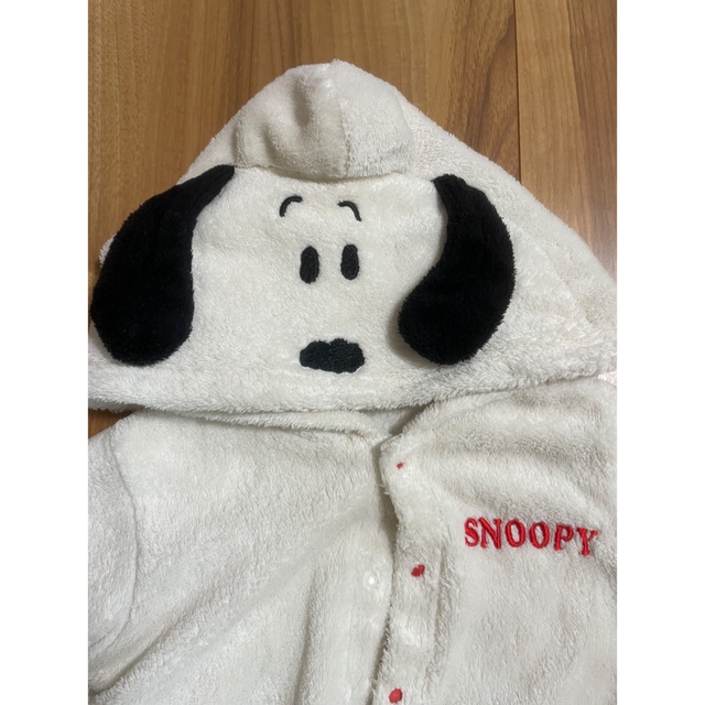 SNOOPY(スヌーピー)のスヌーピー　70cm カバーオール　もこもこ キッズ/ベビー/マタニティのベビー服(~85cm)(カバーオール)の商品写真