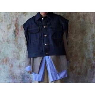 ビューティアンドユースユナイテッドアローズ(BEAUTY&YOUTH UNITED ARROWS)のoll kyoto  TARO DENIM VEST(ベスト/ジレ)