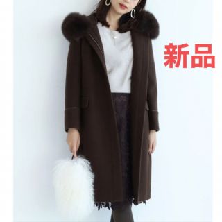 美品！ジャスグリッティー　3way コート　フォックスファー