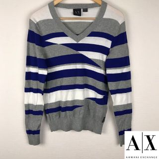 アルマーニエクスチェンジ(ARMANI EXCHANGE)の美品 アルマーニエクスチェンジ 長袖ニット サイズXS(ニット/セーター)