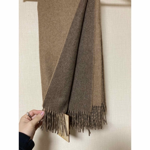 Two Color Large Brushed Stole 1