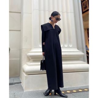 アメリヴィンテージ(Ameri VINTAGE)のAW22 Sailor Pearl dress(ロングワンピース/マキシワンピース)