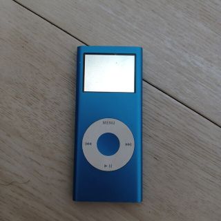 アイポッド(iPod)のジャンク品   iPod nano 4GB ブルー  A1199(ポータブルプレーヤー)