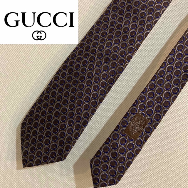 Gucci(グッチ)の【美品】GUCCI シルク ネクタイ MADE IN ITALY メンズのファッション小物(ネクタイ)の商品写真