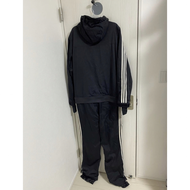 adidas Originals スノーボードウエア つなぎ 黒×白 サイズ O ...