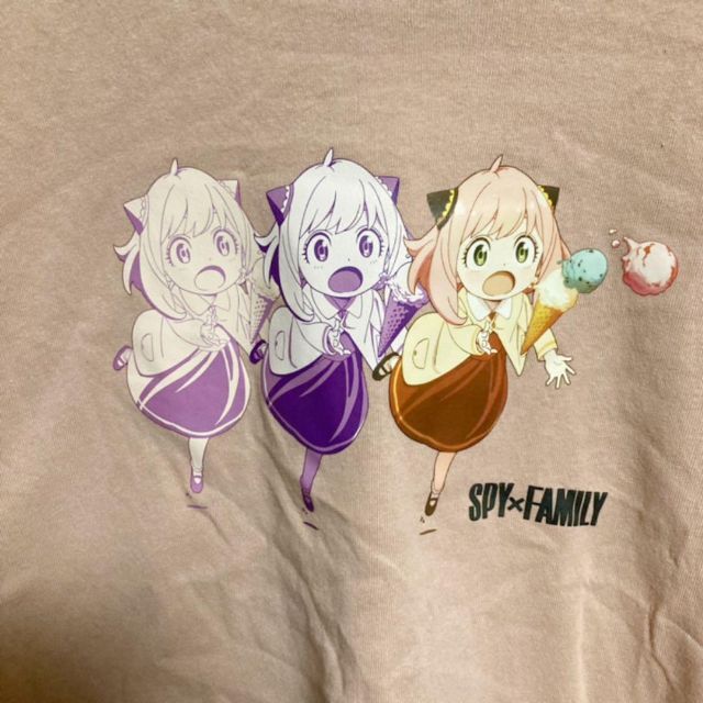 しまむら(シマムラ)のレディース　キャラクターＴシャツ(SPY×FAMILY) アーニャ　あーにゃ レディースのトップス(Tシャツ(半袖/袖なし))の商品写真