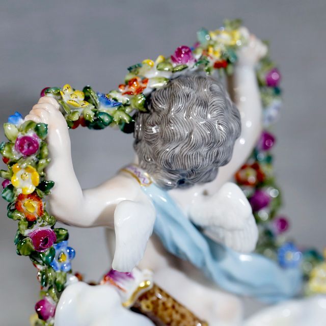 MEISSEN - 【レアセット 1級品】マイセン 天使 連作 デヴィーゼ MEISSEN - 【レアセット 1級品】マイセン 天使 連作 デヴィーゼ