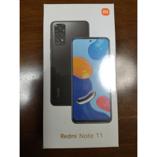 新品未開封　Xiaomi Redmi Note 11 Graphite Gray