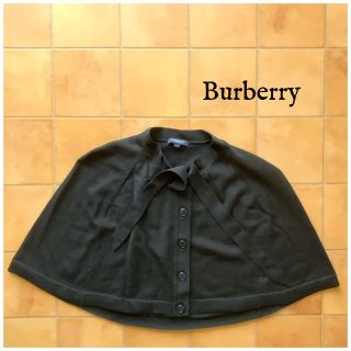 バーバリー(BURBERRY)の美品　Burberry cape(ポンチョ)