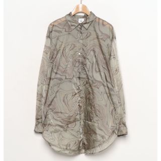 ロク(6 (ROKU))のroku 6 SUKE MARBLE PRINT SHIRT(シャツ/ブラウス(長袖/七分))