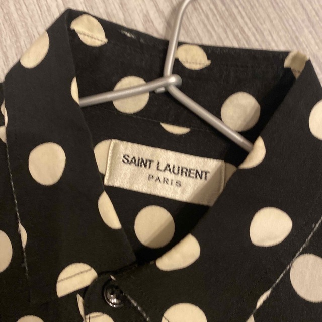 Saint Laurent(サンローラン)のサンローラン　ポルカドットシャツ　レーヨン　xs相当 メンズのトップス(シャツ)の商品写真