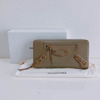 バレンシアガ(Balenciaga)のバレンシアガ ラウンドファスナー長財布 390187 グレー(財布)