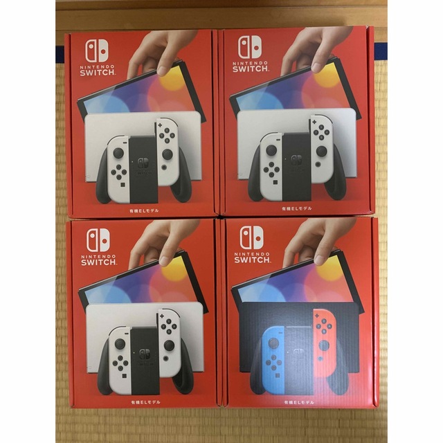 任天堂 Nintendo Switch（有機ELモデル）の計4台セット