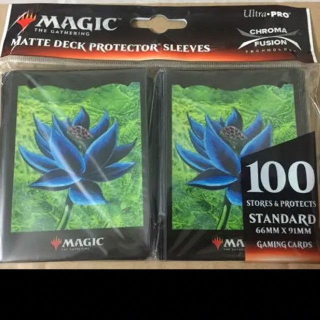 睡蓮の花 スリーブ mtg 水蓮の花 ブラックロータス black lotus