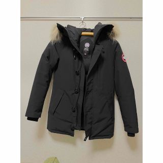 カナダグース(CANADA GOOSE)の美品 カナダグース ジャスパー 黒 ブラック サイズS(ダウンジャケット)