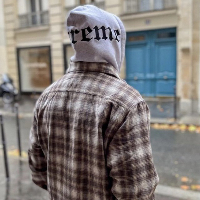 Supreme Hooded Flannel Zip Up Shirt サイズL 古典 conexiontalento.com