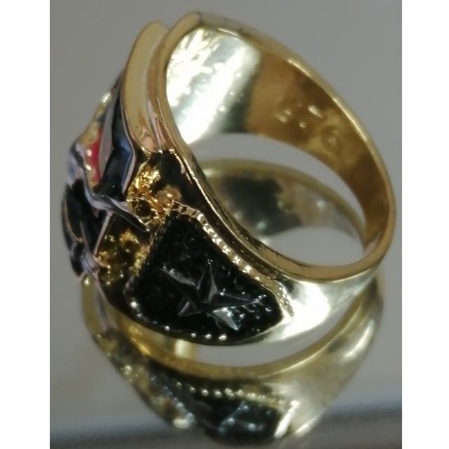 【SALE】リング メンズ アクセサリー ウシ バッファロー 牛 指輪 22号 レディースのアクセサリー(リング(指輪))の商品写真
