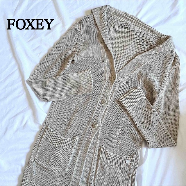 うのにもお得な情報満載! FOXEY - フリーサイズ 麻 リネン ビーチ
