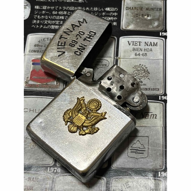 ベトナムZIPPO】本物 1969年製ベトナムジッポー「USAF本部空軍