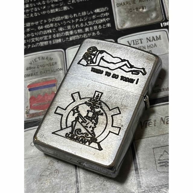 ベトナムZIPPO】本物 1969年製ベトナムジッポー「USAF本部空軍