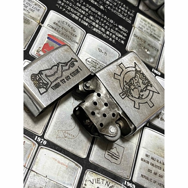 ベトナムZIPPO】本物 1969年製ベトナムジッポー「USAF本部空軍