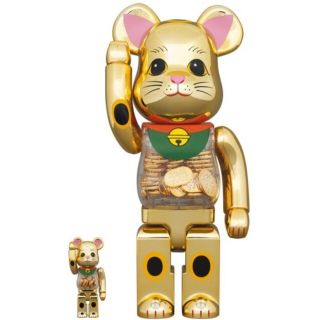 メディコムトイ(MEDICOM TOY)のBE@RBRICK 招き猫 小判 100％ & 400％(その他)