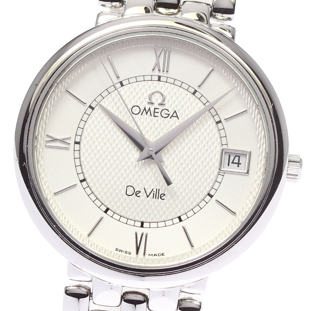 お得な情報満載 OMEGA - ☆良品 【OMEGA】オメガ デビル プレステージ デイト 7514.31 クォーツ メンズ_719605 腕時計(アナログ)
