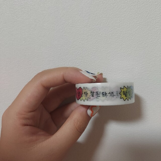 韓国雑貨　object　マスキングテープ インテリア/住まい/日用品の文房具(テープ/マスキングテープ)の商品写真