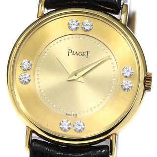 ピアジェ(PIAGET)の【PIAGET】ピアジェ 8Pダイヤ K18YG 4642 手巻き レディース_731684【ev20】(腕時計)