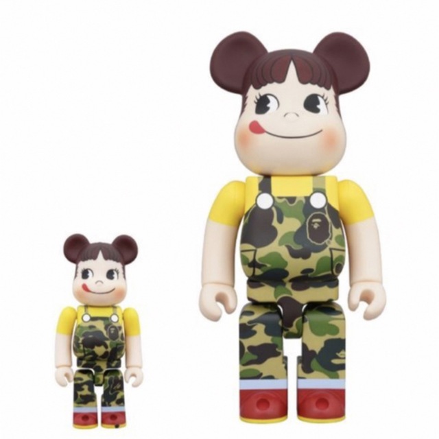 BE@RBRICK BAPE(R) ペコちゃん 100％ & 400％ グリーン