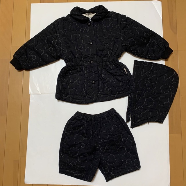 ☆キルティングコート&ハーフパンツ☆110cm キッズ/ベビー/マタニティのキッズ服女の子用(90cm~)(ジャケット/上着)の商品写真