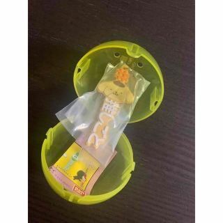 サンリオ(サンリオ)の推しごと　ラバーキーホルダー　ポムポムプリン(キャラクターグッズ)
