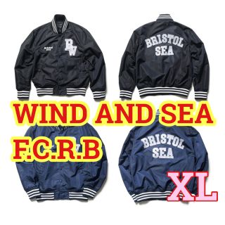 ウィンダンシー(WIND AND SEA)のWIND AND SEA コラボ　F.C.R.B アウター　XL 新品　ブラック(ナイロンジャケット)