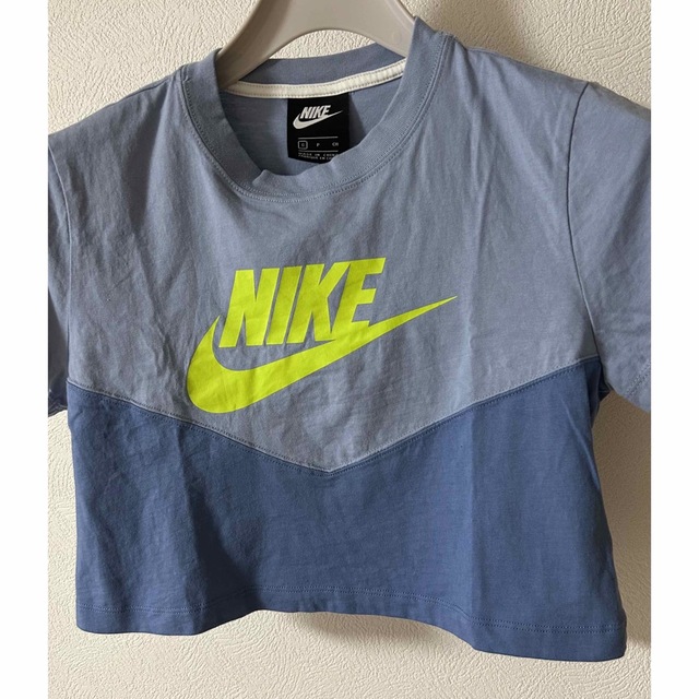 NIKE(ナイキ)のNIKE ナイキ ツートンカラー ショート Tシャツ レディースS レディースのトップス(Tシャツ(半袖/袖なし))の商品写真