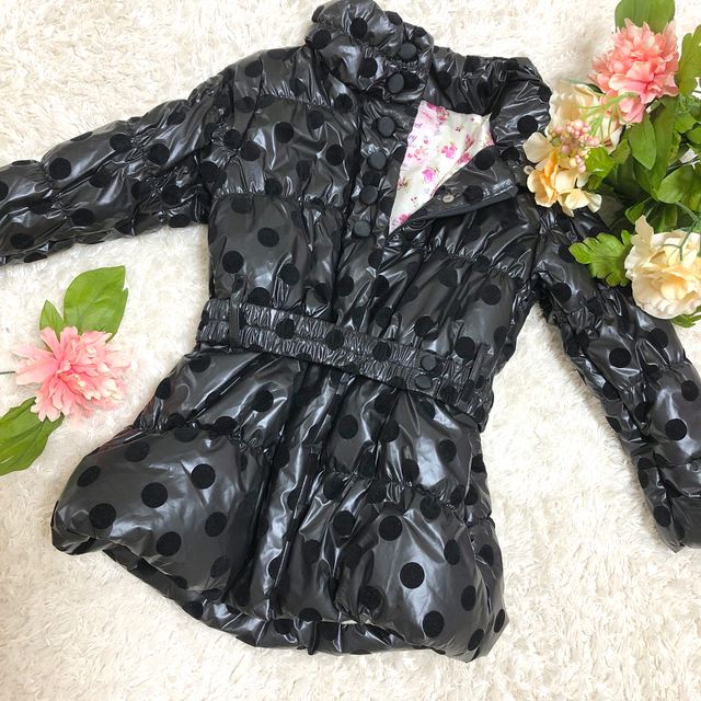 motherways(マザウェイズ)のMotherways 中綿　コート　120cm 黒　未使用　マザウェイズ キッズ/ベビー/マタニティのキッズ服女の子用(90cm~)(コート)の商品写真