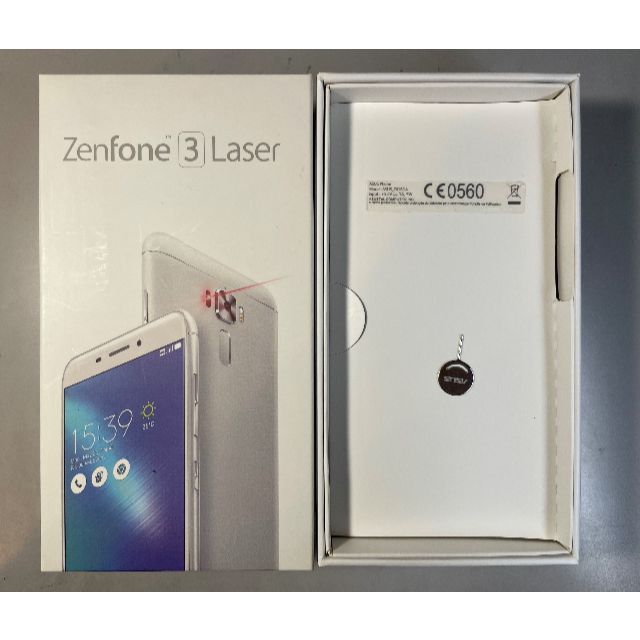 ASUS(エイスース)のZenfone 3 Laser SIMフリー シルバー スマホ/家電/カメラのスマートフォン/携帯電話(スマートフォン本体)の商品写真