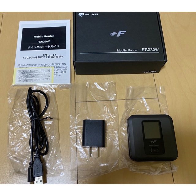 富士ソフト +F FS030W SIMフリーモバイルルーター FS030W