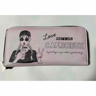 カプリシューレマージュ(CAPRICIEUX LE'MAGE)の長財布 ピンク CAPRICIEUX 〖値下げ〗(長財布)