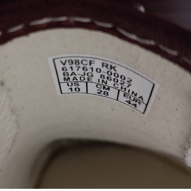 VANS(ヴァンズ)のバンズ V98CF RK SLIP ON CHOCO/WHITE 28cm メンズの靴/シューズ(スリッポン/モカシン)の商品写真