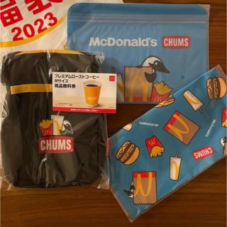 マクドナルド(マクドナルド)のマクドナルド2023年福袋♡チャムス/無料券付き(ノベルティグッズ)