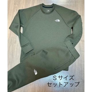 ザノースフェイス(THE NORTH FACE)の【美品】ザ ノースフェイス テックエアースウェット　セットアップ Ｓサイズ(スウェット)