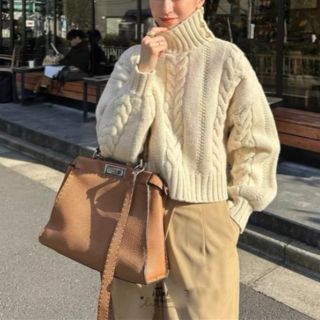 CLANE - CLANE SHORT CABLE TURTLE KNIT TOPSの通販 by KaneKa.7's
