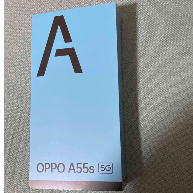 OPPO A55s 5G  ブラック SIMフリー スマホ/家電/カメラのスマートフォン/携帯電話(スマートフォン本体)の商品写真