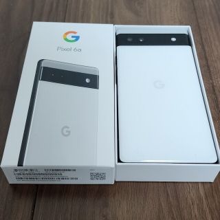 グーグルピクセル(Google Pixel)の【新品】GooglePixe 6a 128GB ホワイト(携帯電話本体)